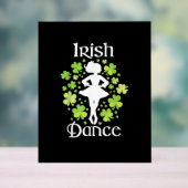 アイリッシュダンス – Irish Dancer Ceili Reel Dance T-Shir アクリルサイン (ニュートラル)