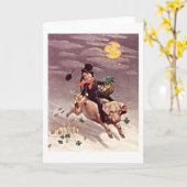 アイリッシュチムニースイープセントパトリックデイカード カード (黄色い花)