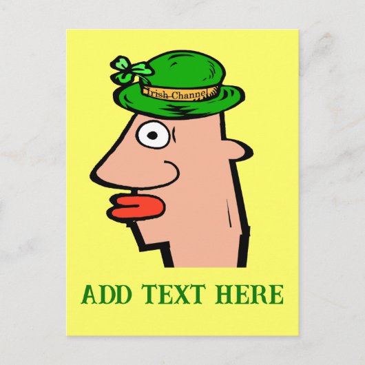アイリッシュチャンネルのヘッドポストカード ポストカード (正面)