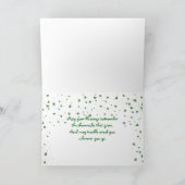 アイリッシュテディベア カード (内部)