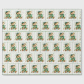 アイリッシュテディベア ラッピングペーパー (フラット)