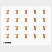 アイリッシュテリアパパ2 ラウンドシール (シート)