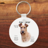 アイリッシュテリアヒストリデザイン キーホルダー (正面)