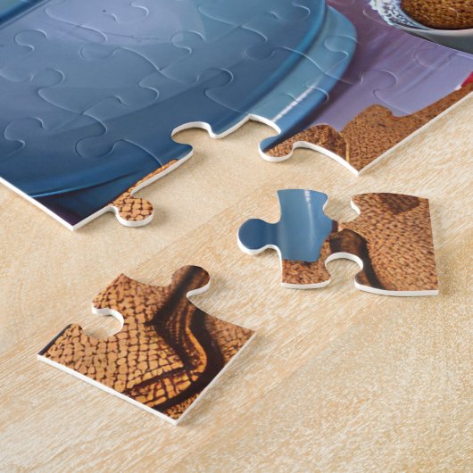 アイリッシュテリアホリデーベーキング:フェスティバルクリスマス ジグソーパズル (側面)