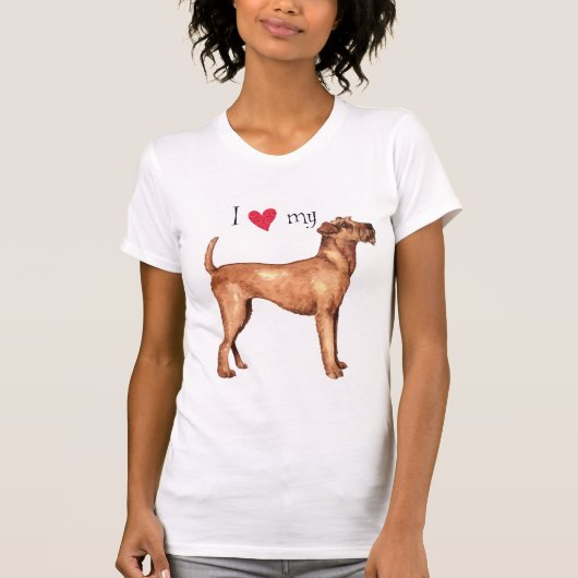 アイリッシュテリア好き Tシャツ (正面)