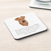 アイリッシュテリア形容姿 – 男性 コースター (左側)