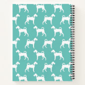 アイリッシュテリア犬の子犬 ノートブック (裏面)