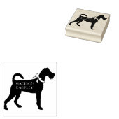 アイリッシュテリア犬の子犬 ラバースタンプ (押印)