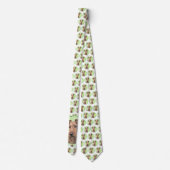 アイリッシュテリア絵画ズ – かわいいオリジナルドッグアート ネクタイ (裏面)