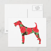 アイリッシュテリア ポストカード (正面/裏面)