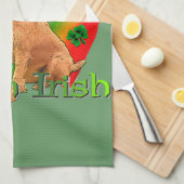 アイリッシュテリアSt patricks day キッチンタオル (四つ折り)