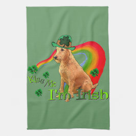 アイリッシュテリアSt patricks day キッチンタオル