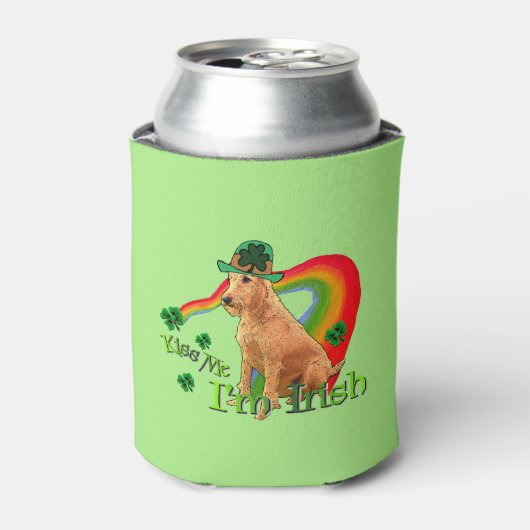 アイリッシュテリアSt patricks day 缶クーラー (缶正面)
