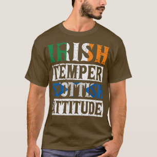 アイリッシュテンプスコットランドの態度St Patrick's Day Sc Tシャツ