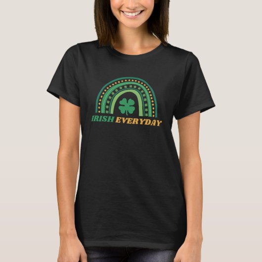 アイリッシュデイリーセントパティの日3 Tシャツ (正面)