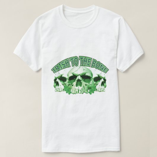 アイリッシュトゥザボーンスカル Tシャツ (デザイン正面)