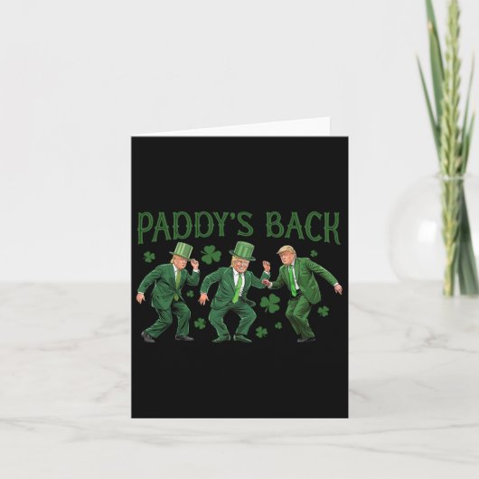アイリッシュトランプおもしろいSt patricks day踊りトランプパ カード (正面)