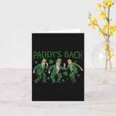 アイリッシュトランプおもしろいSt patricks day踊りトランプパ カード (黄色い花)