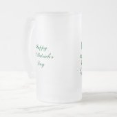 アイリッシュトーストマグ フロストグラスビールジョッキ (正面左)