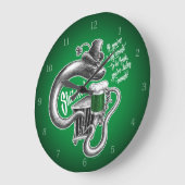 アイリッシュトースト大時計 ラージ壁時計 (傾斜)