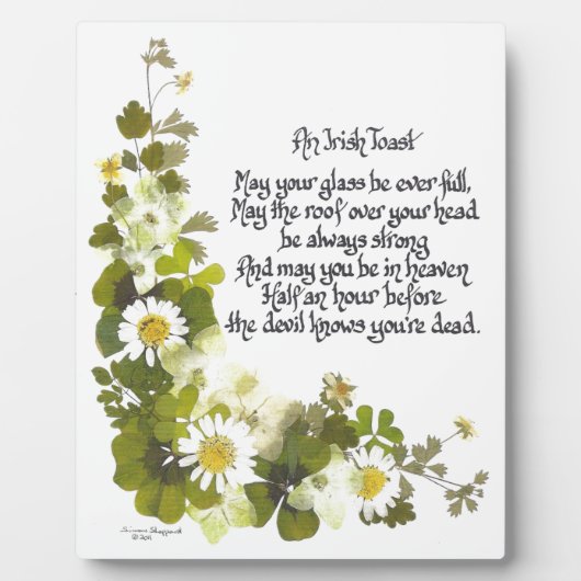 アイリッシュトースト フォトプラーク (正面)