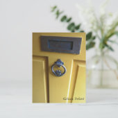 アイリッシュドアノッカーのポストカード ポストカード (スタンド正面)