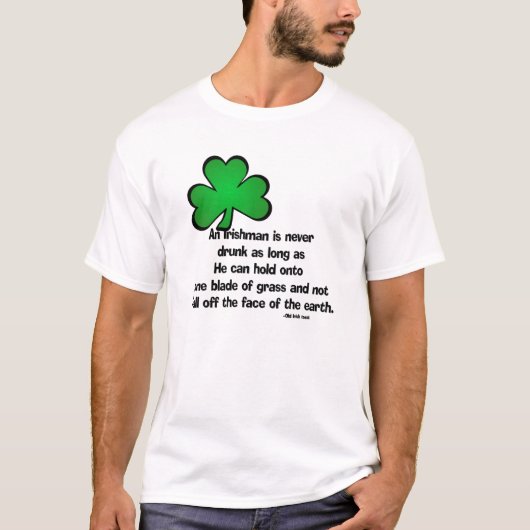 アイリッシュドリンクことわざ4 - Tシャツ (正面)