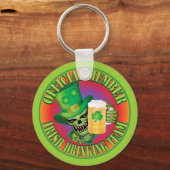 アイリッシュドリンクチームスカル キーホルダー (正面)