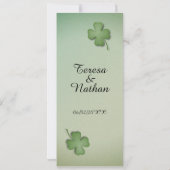 アイリッシュドリーミング結婚式招待状 招待状 (裏面)