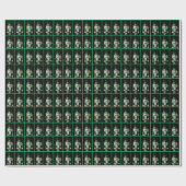 アイリッシュナツクラッカーパターン ラッピングペーパー (フラット)