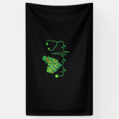 アイリッシュナースSt patricks dayティースステソスコープ&ヒアリング 横断幕 (縦)