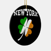 アイリッシュニューヨークサンパトリックの日ヴィンテージシャムロック セラミックオーナメント (右)