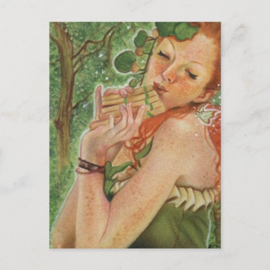 アイリッシュニンフ妖精はがき ポストカード (正面)