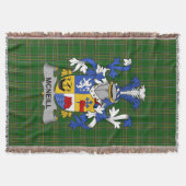 アイリッシュニールまたはO_ニールコート・オブ・アームズ家紋 スローブランケット (正面)