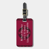 アイリッシュノットデザインラゲージタグ ラゲッジタグ (正面縦)