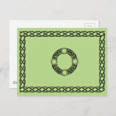 アイリッシュノットデザイン ポストカード (正面/裏面)