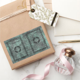 アイリッシュノットデザイン 長方形シール