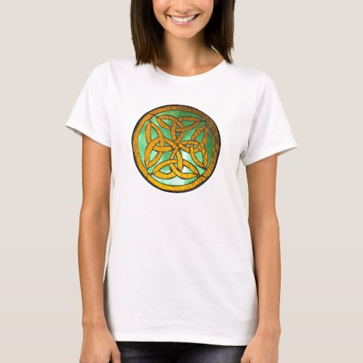 アイリッシュノットレディーススパゲッティトップタンク Tシャツ (正面)