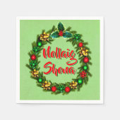 アイリッシュノーライクショーナメリークリスマスカクテル スタンダードカクテルナプキン (正面)