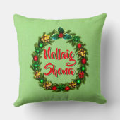 アイリッシュノーライクショーナメリークリスマス クッション (裏面)