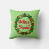 アイリッシュノーライクショーナメリークリスマス クッション (裏面)