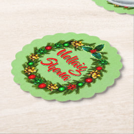 アイリッシュノーライクショーナメリークリスマス ペーパーコースター