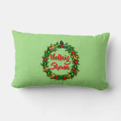 アイリッシュノーライクショーナメリークリスマス ランバークッション (裏面)
