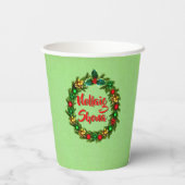 アイリッシュノーライクショーナメリークリスマス 紙コップ (裏面)