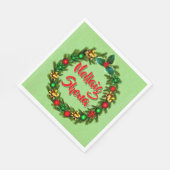 アイリッシュノーレイグショナメリークリスマスランチョン スタンダードランチョンナプキン (角)