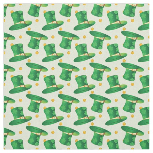 アイリッシュハットst patricks day模様 ファブリック (見本)