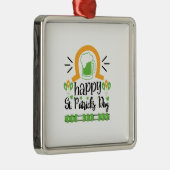 アイリッシュハッピーSt patricks day メタルオーナメント (右)