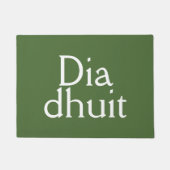 アイリッシュハローグリーティング ドアマット (正面)