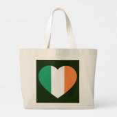 アイリッシュハートフラッグjtcnt ラージトートバッグ (裏面)