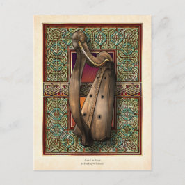 アイリッシュハープポストカード ポストカード
